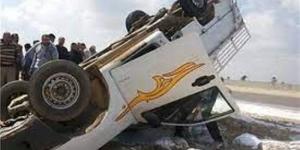بالأسماء، إصابة 15 شخصا إثر انقلاب سيارة بصحراوي المنيا - نبض مصر