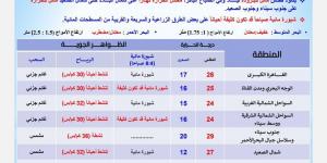 الأرصاد الجوية تعلن حالة الطقس الأربعاء 13 نوفمبر 2024 - نبض مصر