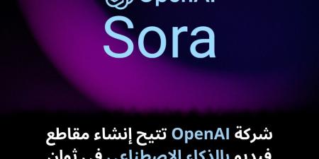 شركة OpenAI تتيح إنشاء مقاطع فيديو بالذكاء الاصطناعي في ثوانٍ - نبض مصر