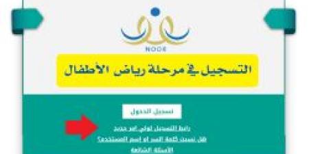 متى يبدأ التسجيل في نظام نور 1446؟ خطوات تسجيل رياض الأطفال في نظام نور للعام الجديد - نبض مصر