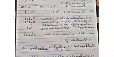 عاجل|متوفرة.. مراجعة كيمياء تانية ثانوي الترم الأول 2025 - نبض مصر