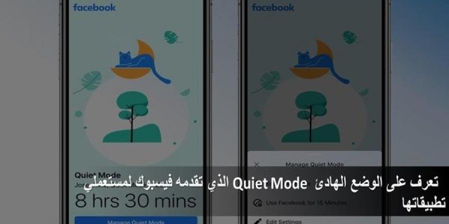 تعرف على الوضع الهادئ Quiet Mode الذي تقدمه فيسبوك لمستعملي تطبيقاتها - نبض مصر