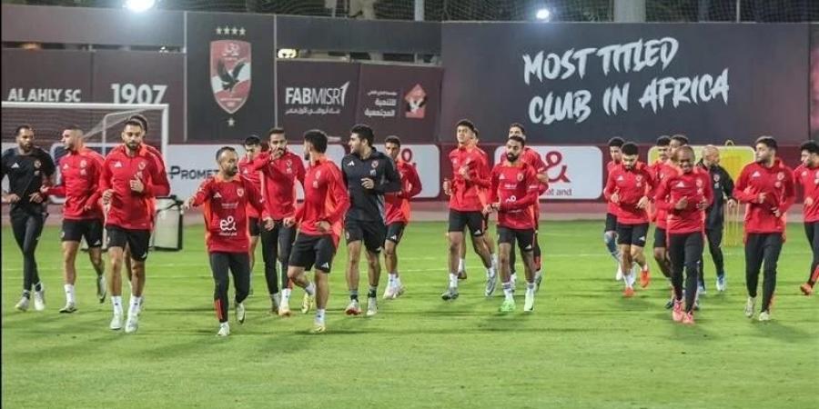 تدريبات خاصة للاعبي الأهلي استعدادا لمباراة الاتحاد السكندري بالدوري الممتاز - نبض مصر