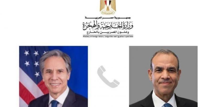 وزير الخارجية يبحث مع نظيره الأمريكي تطورات الأوضاع في الشرق الأوسط - نبض مصر