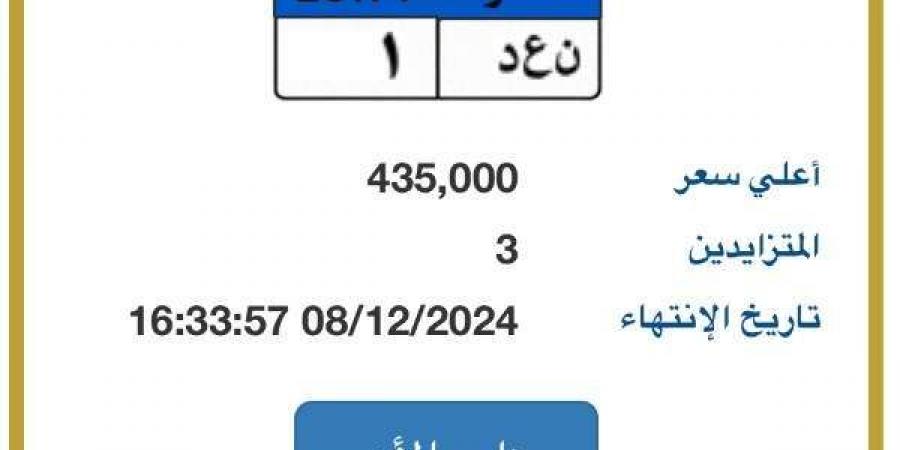 طرح لوحة "ن ع د-1"  في المزاد ..سعرها وصل 435 ألف جنيه - نبض مصر