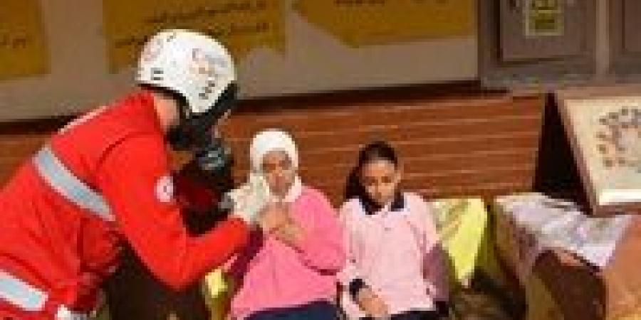 محافظ الجيزة : تنفيذ سيناريو افتراضي لإخلاء مدرسه هشام شتا نتيجة حدوث هزه أرضيه وحريق