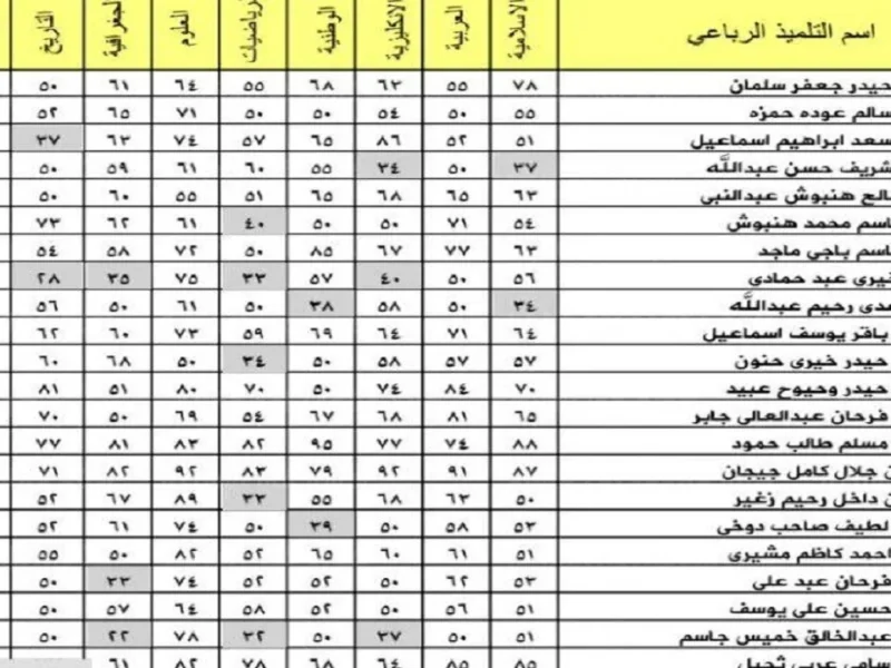 الاستعلام عن نتائج الثالث متوسط الدور الثاني 2025 العراق عبر moedu.gov.iq حـال الاعـلان