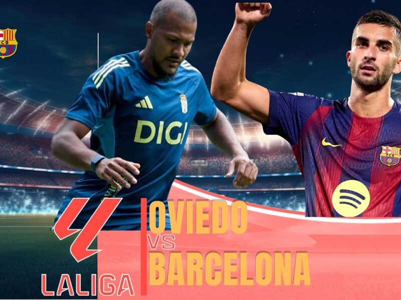 oviedo vs barcelona موعد مباراة برشلونة وريال أوفييدو في الدوري الإسباني والقنوات الناقلة