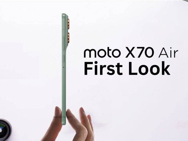 تعرف على هاتف Moto X70 Air منافس iPhone Air الجديد من موتورولا بتصميم نحيف وبطاريقة عملاقة