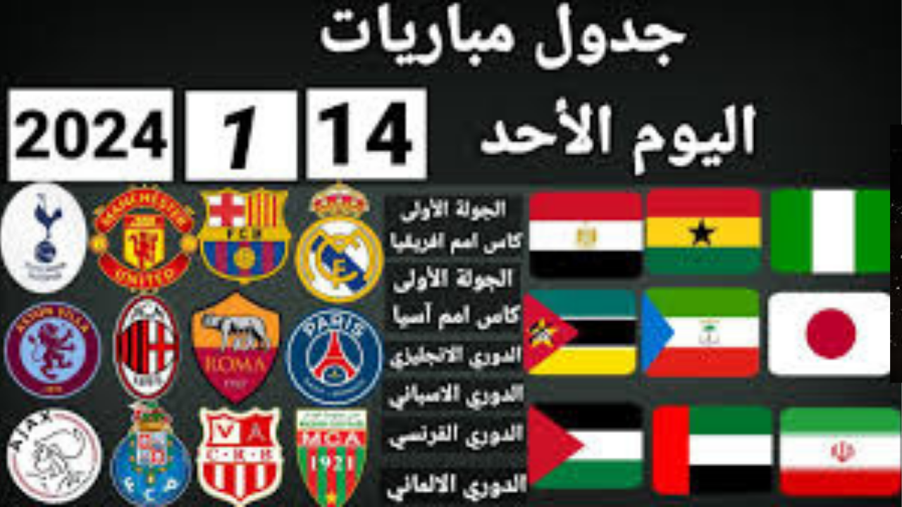 جدول مباريات اليوم الأحد 7 ديسمبر 2025: مواجهات مصيرية ومتابعة عالمية لحسم الصراع في الدوريات الأوروبية