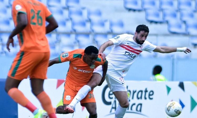 الهزيمة تلاحق الزمالك أمام زيسكو الزامبي في الكونفيدرالية الإفريقية