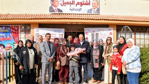 “أهلًا رمضان في معرض إدارة المدرسة المنتجة” مدير تعليم بورسعيد يفتح أبواب الفعالية بمدرسة اشتوم الجميل