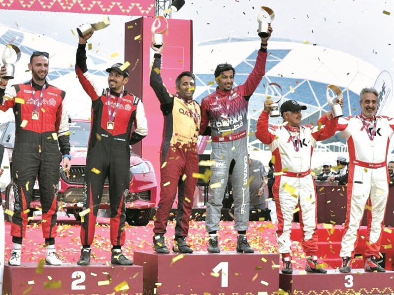 إشراقة اللقب: عبد العزيز وناصر الكواري يتألقان في رالي قطر الدولي