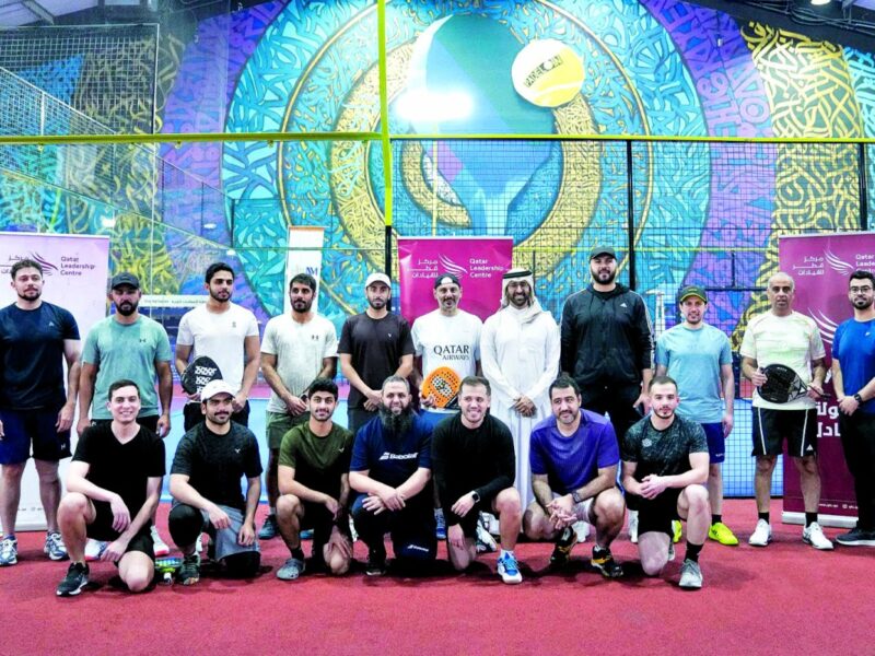 في إطار تعزيز الرياضة والقيادة، قطر للقيادات تنظم بطولة مميزة للبادل