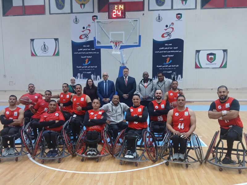تهنئة خاصة من وزير الشباب والرياضة لمنتخب مصر لكرة السلة على الكراسي المتحركة بعد تحقيقهم فضية البطولة العربية