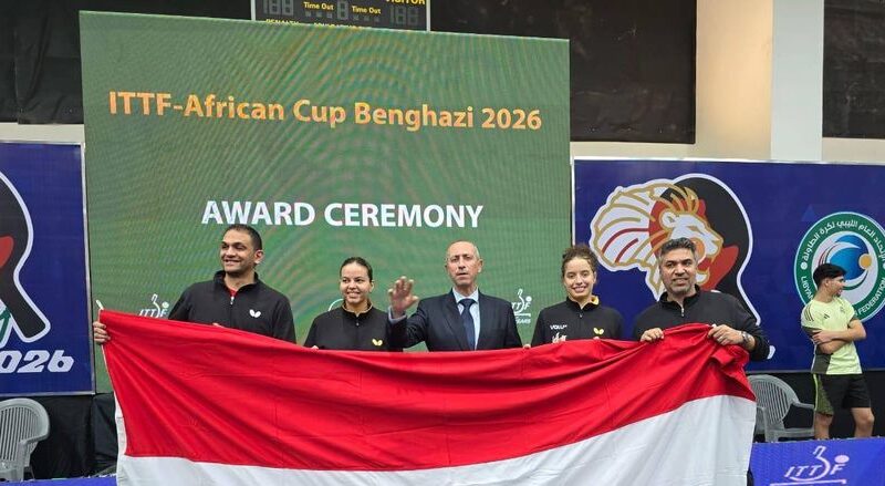 احتفاءً بالتفوق الرياضي، وزير الرياضة يهنئ هنا جودة وعمر عصر بعد تحقيق ذهبيتي كأس أفريقيا لتنس الطاولة