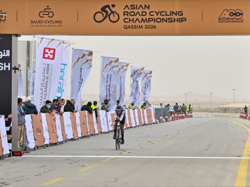 غيوم التنافس تتلبد في القصيم مع بطولة آسيا للدراجات وكازاخستان تتصدر مشهد اليوم الثاني