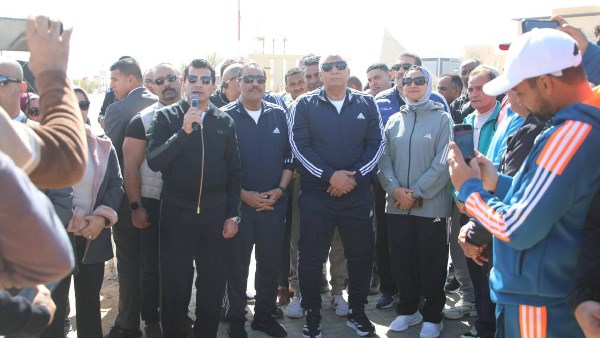 تحت شعار تخليد تضحيات الشهداء، مسيرة رياضية مميزة لشباب المحافظات الحدودية بمشاركة صبحي والزملوط