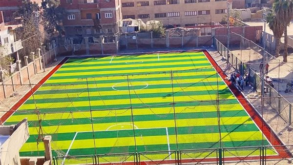 “الأنشطة الشبابية تتجدد في كفر قرشوم بملعب محسّن” وزارة الشباب والرياضة تكمل أعمال إحلال وتجديد ملعب مركز شباب كفر قرشوم
