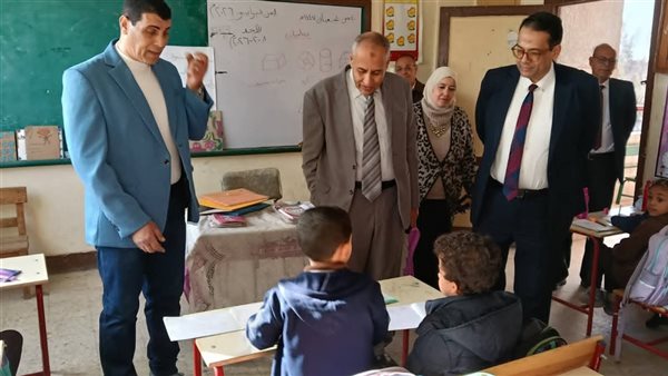 رحلة تفقدية لمدارس شرق وغرب طنطا من مساعد وزير التعليم للتقويم ونظم الاختبارات