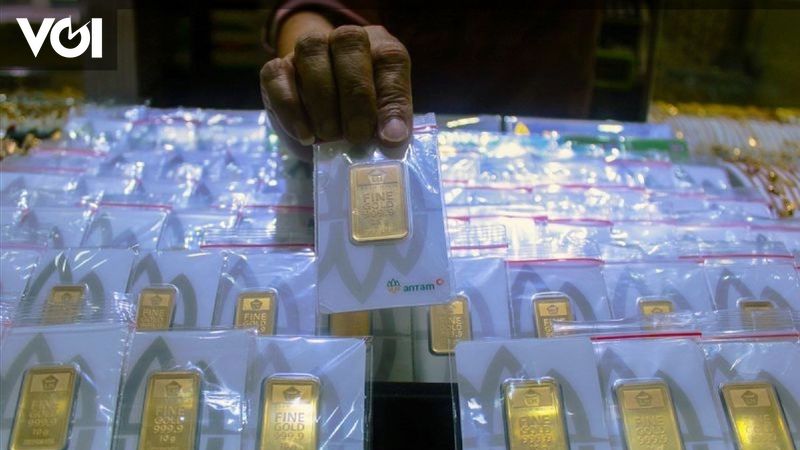 ارتفاع سعر الذهب إلى 2.92 مليون روبية إندونيسية لكل غرام من Antam