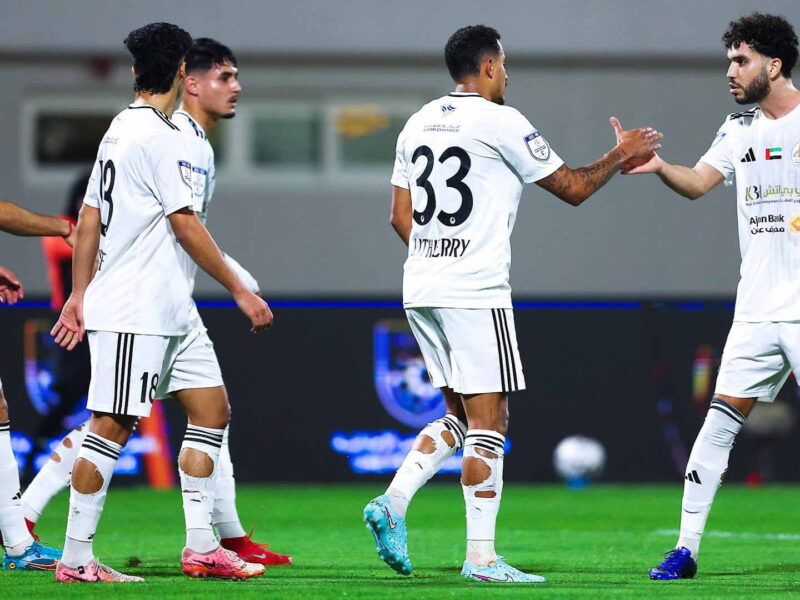 ثلاثية عجمان تضمن الفوز على كلباء في دوري أدنوك للمحترفين