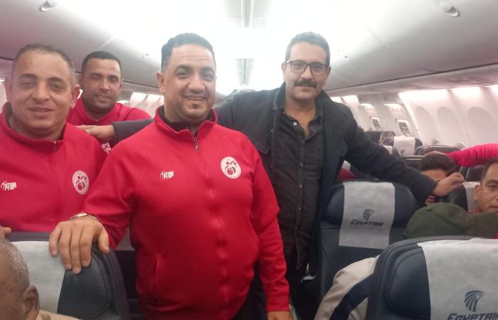 احتفاء في السماء مع ركاب الطائرة القادمة من الكويت بإنجاز منتخب السلة على الكراسي المتحركة