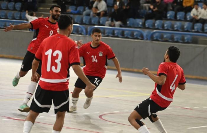 احتفالات مبهجة في استاد القاهرة بعد تأهل منتخب الصالات لأمم أفريقيا