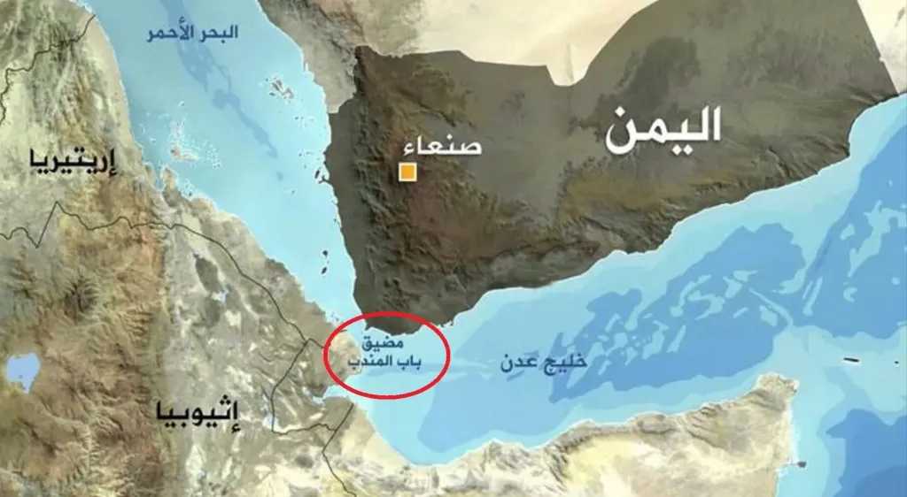 أسرع رد حوثي بعد تهديد الجيش الإيراني بإغلاق مضيق باب المندب