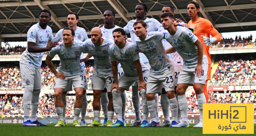 إحصائيات مباراة إنتر ميلان وتورينو بعد مرور نصف ساعة