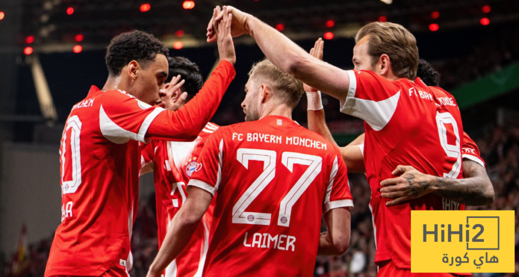 إحصائيات مباراة بايرن ميونخ وباير ليفركوزن بعد مرور نصف ساعة
