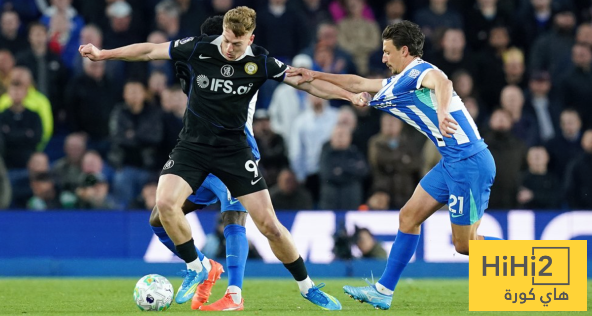 إحصائيات نصف ساعة من مباراة تشيلسي وبرايتون