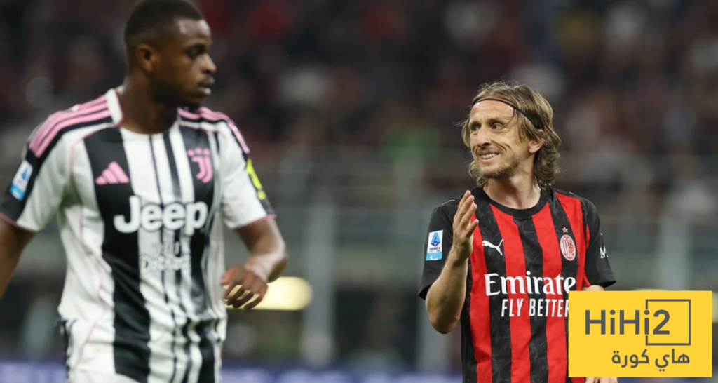 إحصائيات نصف ساعة من مباراة ميلان ويوفنتوس في الدوري الإيطالي