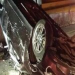 إصابة 4 أشخاص فب انقلاب سيارة على الطريق الصحراوي بالفيوم