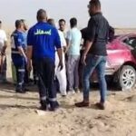 إصابة شخصين في انقلاب سيارة ملاكي على الطريق الصحراوي الغربي بقنا