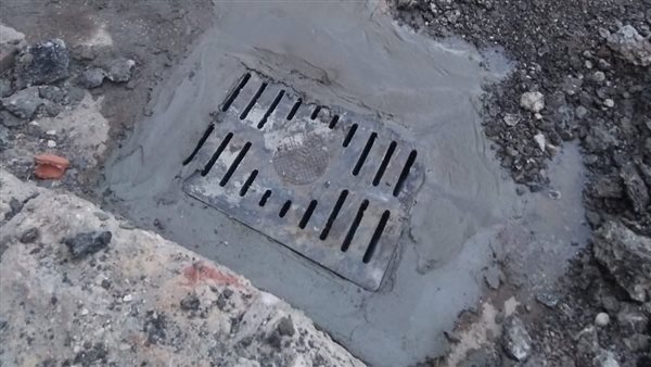 إنشاء 30 بلاعة لتصريف مياة الأمطار بشوارع وميادين بني سويف