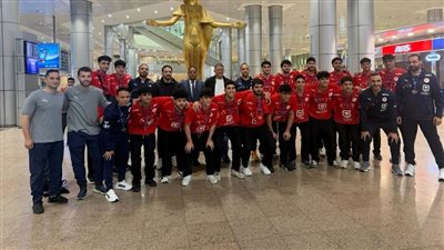 استقبال منتخب ناشئين كرة اليد بعد برونزية بطولة البحر المتوسط