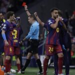 البطاقة الصفراء تهدد ثلاثي برشلونة