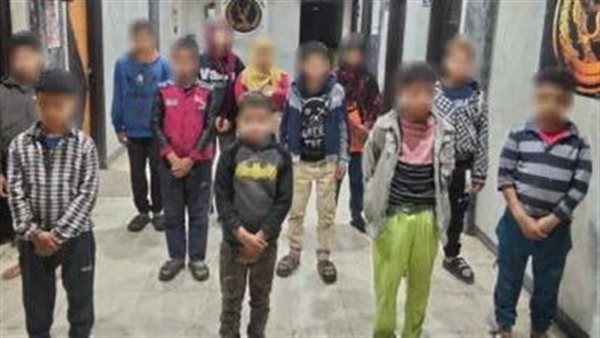 الداخلية تضبط تشكيلاً عصابياً استغل 11 طفلاً في أعمال التسول بالجيزة