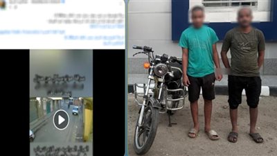 القبض على عصابة سرقة الدراجات النارية بقنا