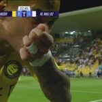 النصر ضد الأهلي.. أنجيلو بورجيس يسجل الهدف الثاني للنصر أمام الأهلي في دوري أبطال آسيا
