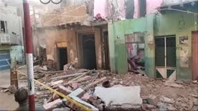 انهيار سقف منزل بالفيوم وإخلاؤه من السكان دون وقوع إصابات