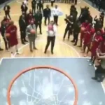 بالفيديو.. أحمد الشرع يتحدى ”السلة” ويسجل بهذه الطريقة!