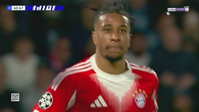 بي اس جي ضد البايرن.. ميكيل أوليسي يسجل الهدف الثاني لـ بايرن ميونخ في مرمى بايرن ميونخ بدوري أبطال أوروبا