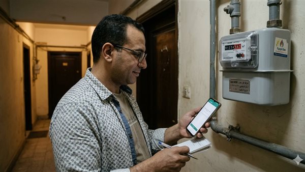 تسجيل قراءة عداد الغاز بتروتريد 2026