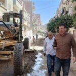 تطوير شوارع مركز منفلوط ضمن خطة شاملة لتحسين شبكة الطرق