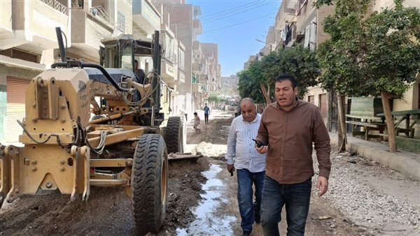 تطوير شوارع مركز منفلوط ضمن خطة شاملة لتحسين شبكة الطرق