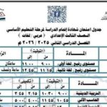 جدول امتحانات الترم الثاني 2026 بالدقهلية لجميع المراحل التعليمية