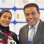 جنا حازم تنتزع فضية بطولة الدوري العالمي للكاراتيه