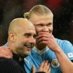 جوارديولا مازحا: لا أريد أن أكون هالاند وأقاتل مدافعي أرسنال